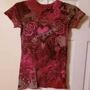 SINFUL Love &Pride Tshirt EUC Size Medium